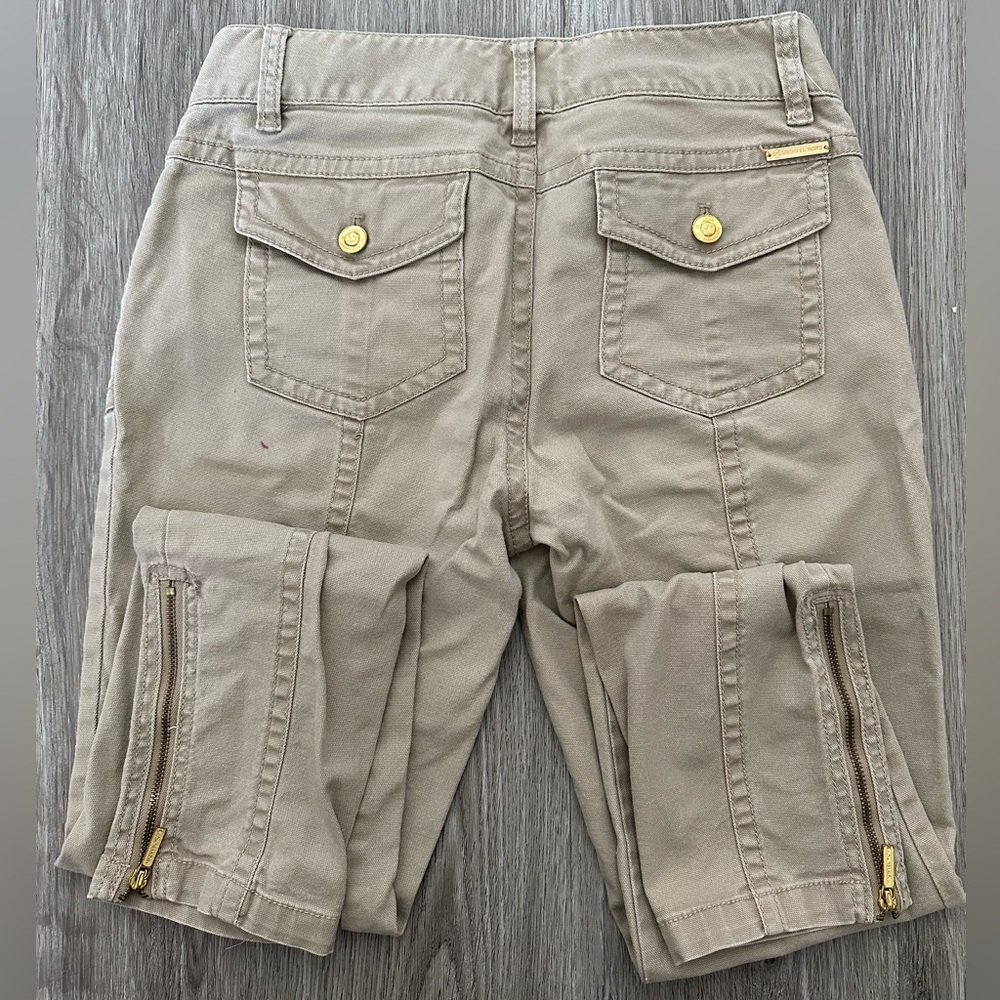 Micheal Kors| Skinny Mid Rise Beige Jeans - Picture 6 of 8